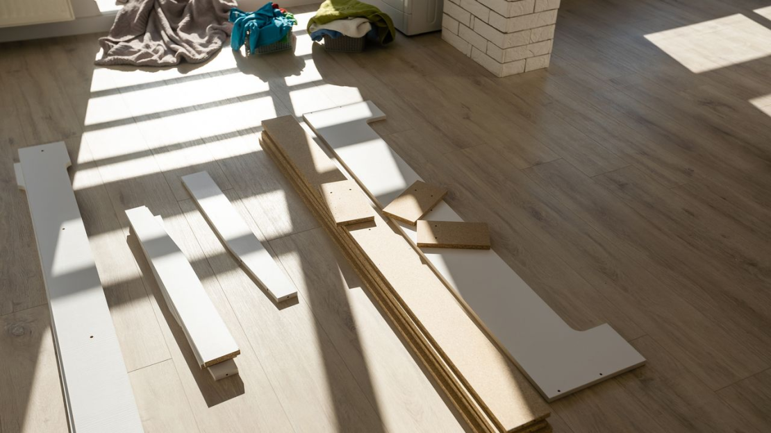 laminált padló lerakása