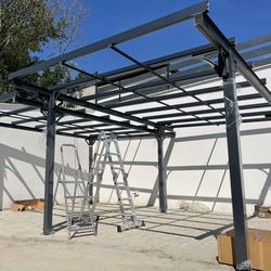 kerti építmények összerakásának folyamata