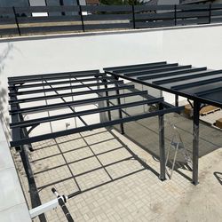 kerti építmények összeszerelése, utolsó lépések