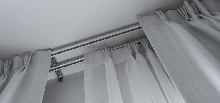 karnis és függöny felrakása stabilan