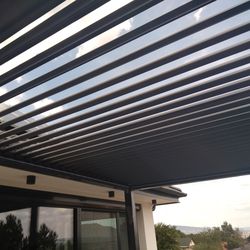 kerti építmény készítés - motoros pergola