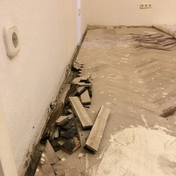 referencia: régi parketta felszedése